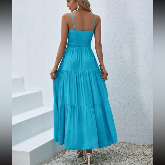 Boho slit thigh cami maxi dress - Picture 4 of 6